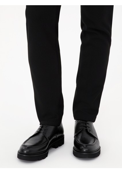 Erkek Siyah Eva Taban %100 Deri Klasik Ayakkabı 50315585-VR046 fırsatları