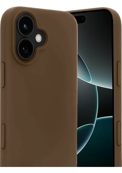 Apple iPhone 17 Uyumlu Silikon First Kapak Kahverengi fiyatları