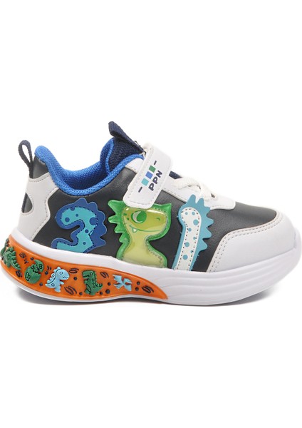 Lacivert Cırtlı Çocuk Spor Ayakkabı 2065 B