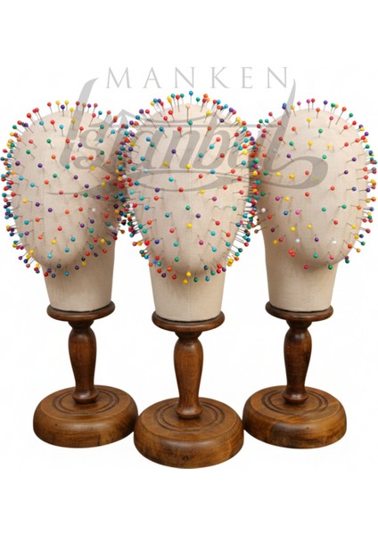 Dik Ve Yatay İğne Batabilen Bayan Kumaş Kaplı Kafa Mankeni fırsatları