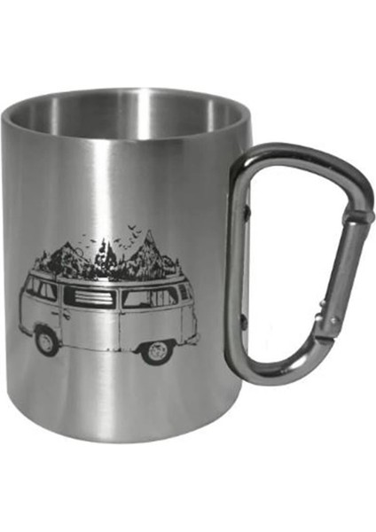 Karabina Çelik Kupa Gri 180ML OUT-1850