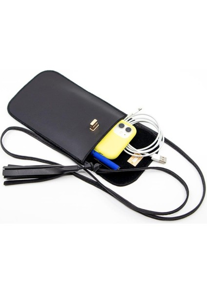 EYCH LAİLA Kadın Telefon Çantası – Kartlık Bölmeli, Minimalist ve Şık Tasarım