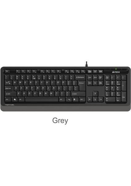 A4 Tech FK10 Q USB Fsytyler Gri Tr Fn-Multimedya Klavye fiyatları