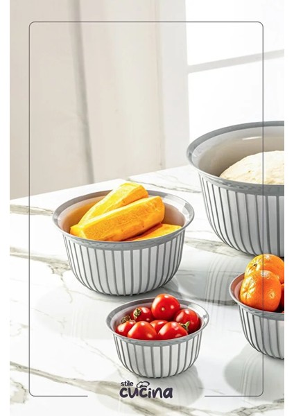 4 Parça Linea Yuvarlak Pratik Kase Çeyiz Seti 1X(500 Ml) 1x(1-2-3 Litre) fırsatları