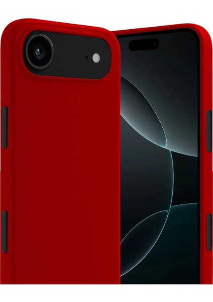 Apple iPhone 17 Air Uyumlu Silikon First Kapak Kırmızı fiyatları