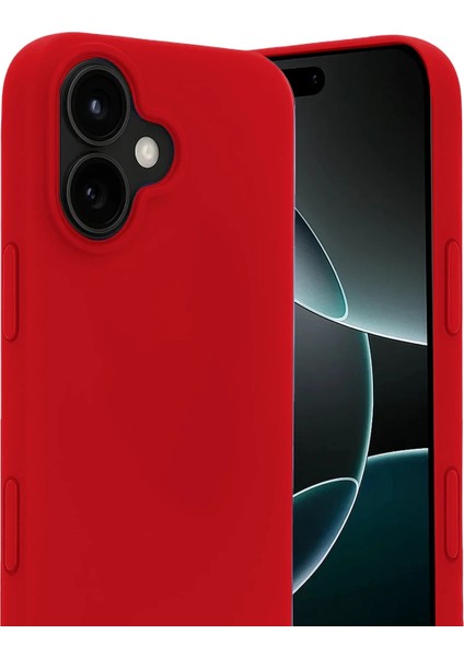 Apple iPhone 17 Uyumlu Silikon First Kapak Kırmızı modelleri