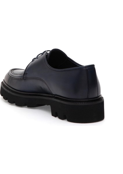 Erkek Lacivert Eva Taban %100 Deri Klasik Ayakkabı 50315585-VR033