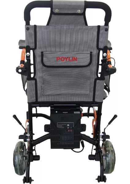 Poylin Akülü Tekerlekli Sandalye | Katlanabilir Şase, Uzaktan Kumandalı, 18 kg Ağırlık P204 indirimleri