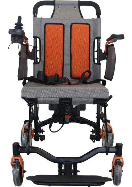 Poylin Akülü Tekerlekli Sandalye | Katlanabilir Şase, Uzaktan Kumandalı, 18 kg Ağırlık P204