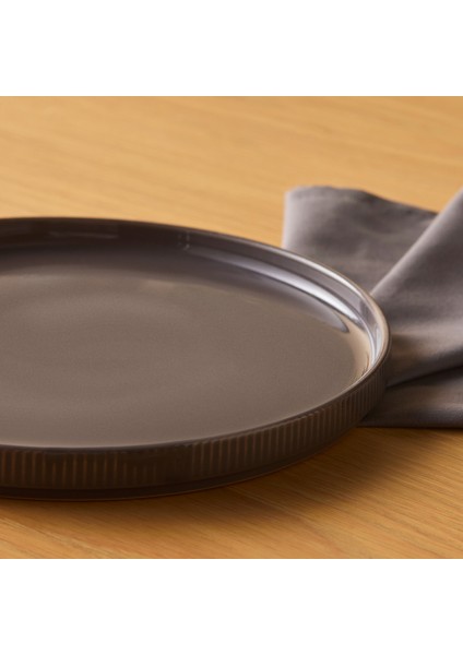 Massimo Pasta Tabağı Antrasit 21 cm fiyatları