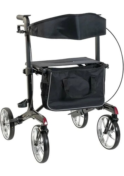 Loco Alüminyum Rollatör | Katlanabilir, Güçlü Gövdeli ve Taşıma Sepetli Yapısıyla Yaşlı ve Engelliler Için Konforlu Yürüme Yardımcısı PR-891