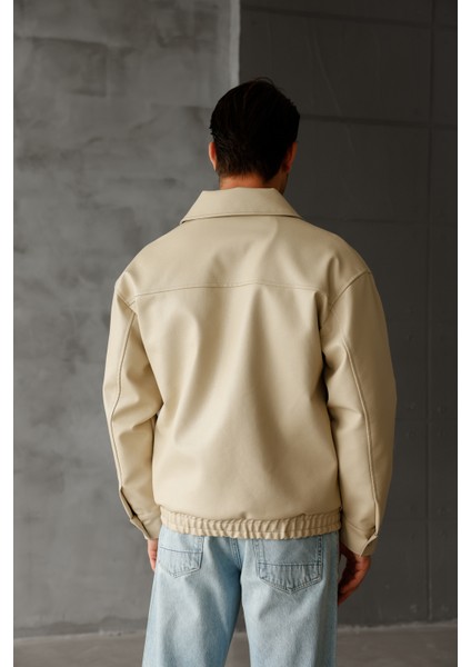 Oversize Unisex Içi Kürklü Deri Ceket fırsatları