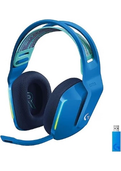 981-000943 G733 Mavi 7.1 Surround Rgb Mikrofonlu Lightspeed Kablosuz Gaming Kulaklık