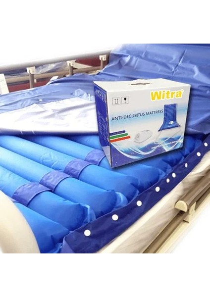 Witra Boru Tipi Antibakteriyel Havalı Yatak 12 cm | A+B Sistem, Sıvı Geçirmez ve Ergonomik modelleri