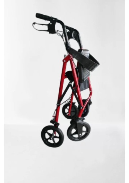 Poylin Yerli Ekonomik Rollatör | Katlanabilir Yapı, Oturma Alanı, Taşıma Sepetli P580Y modelleri