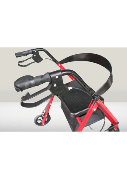 Poylin Yerli Ekonomik Rollatör | Katlanabilir Yapı, Oturma Alanı, Taşıma Sepetli P580Y fırsatları