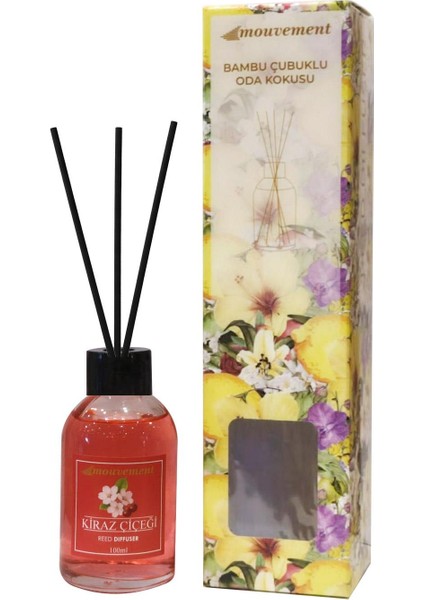 100 ml Kiraz Çiçeği Çubuklu Oda Kokusu – Bahar Esintisi