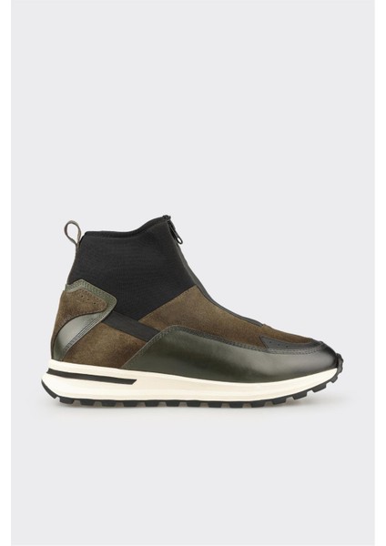 Haki Deri Erkek Spor Bot