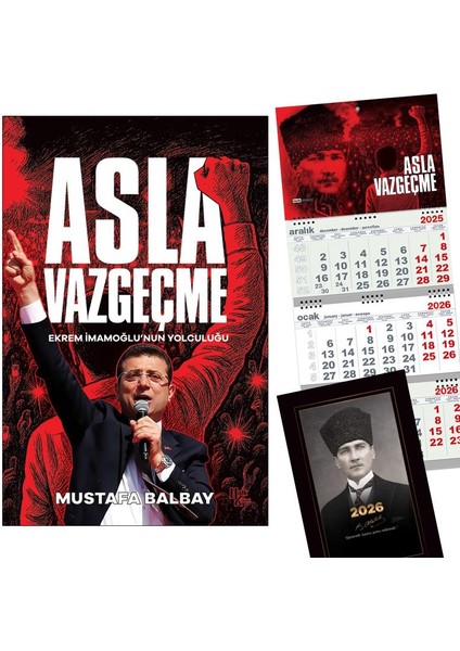 Asla Vazgeçme ve Gemici Duvar Takvimi-Av - Kalpaklı 2026 Ajanda