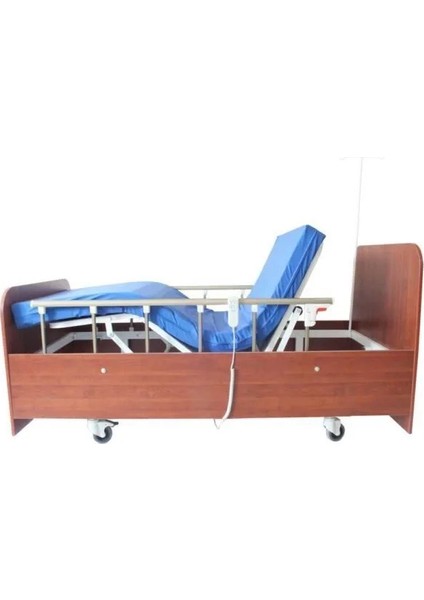 2 Motorlu Ahşap Hasta Karyolası | Ev Tipi, Bazalı ve Konforlu Tasarım ile Güvenli Kullanım fiyatları