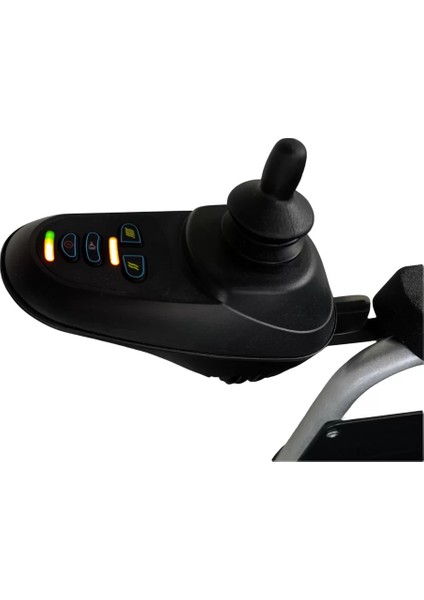 Poylin P200E Katlanabilir Akülü Tekerlekli Sandalye | Çelik Gövde, 120 kg Taşıma Kapasiteli, Elektromanyetik Frenli fırsatları