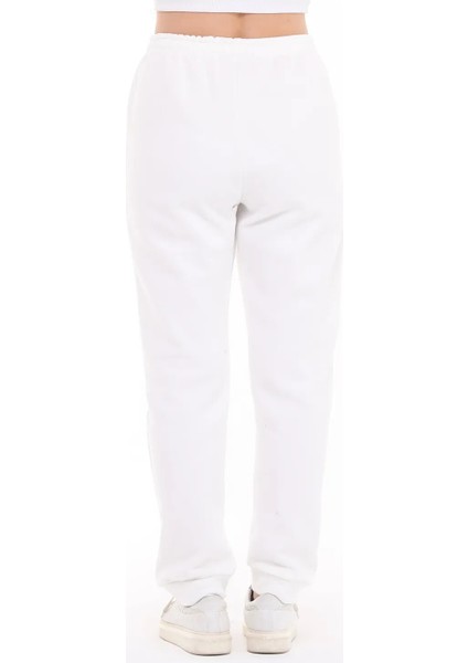 Üç Iplik Şardonlu Beyaz Eşofman Altı indirimleri