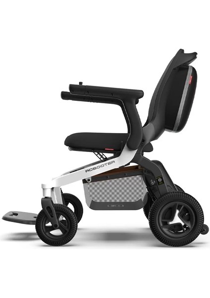 Robooter Akülü Tekerlekli Sandalye Gri | Hafif Alüminyum Gövde, Yüksek Performanslı Fırçasız Motor ve 25 Km Menzilli Mobilite Desteği E40-10 fiyatları