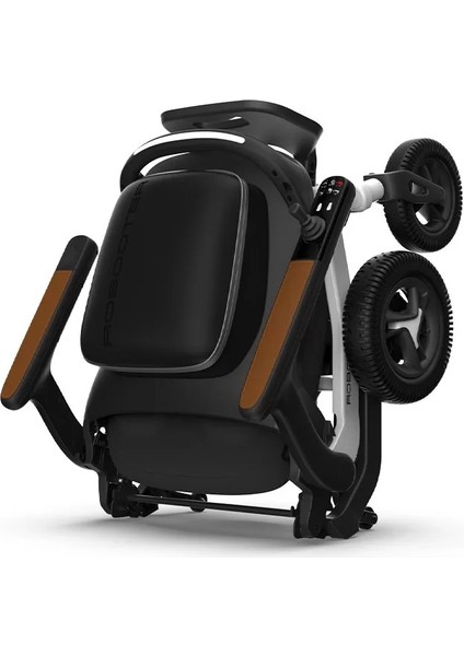 Robooter Akülü Tekerlekli Sandalye Gri | Hafif Alüminyum Gövde, Yüksek Performanslı Fırçasız Motor ve 25 Km Menzilli Mobilite Desteği E40-10