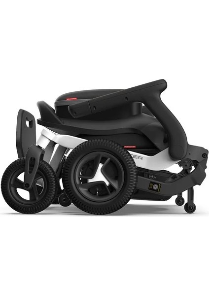 Robooter Akülü Tekerlekli Sandalye Gri | Hafif Alüminyum Gövde, Yüksek Performanslı Fırçasız Motor ve 25 Km Menzilli Mobilite Desteği E40-10