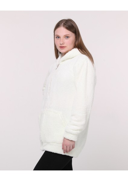 Kapüşonlu Polar Welsoft Peluş Hırka modelleri