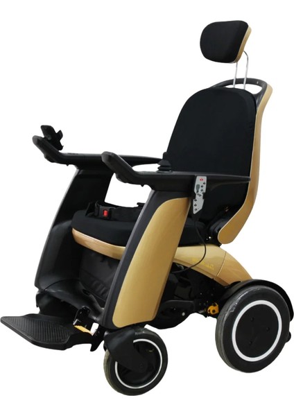 Poylin Masaj Koltuklu Akülü Tekerlekli Sandalye | 25 Km Menzilli, Katlanabilir ve Lüks Tasarım P911