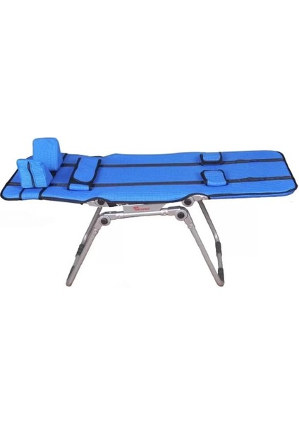 Metal Engelli Banyo Yıkama Sandalyesi Mavi | Ayarlanabilir Yükseklik ve Açı Özelliği 125 cm fırsatları