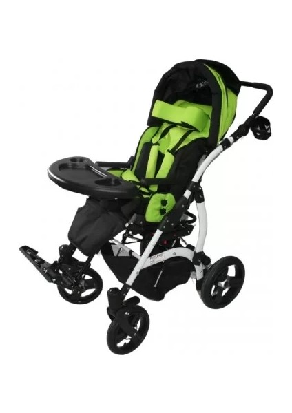 Poylin Yeni Engelli Bebek Puseti | Tilt Özellikli, Çift Yönlü Oturma Ünitesi, Havalı Tekerlekli P990