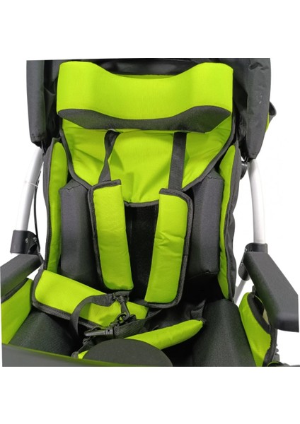 Poylin Yeni Engelli Bebek Puseti | Tilt Özellikli, Çift Yönlü Oturma Ünitesi, Havalı Tekerlekli P990