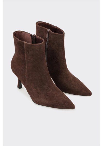 Kahve Deri Kadın Klasik Bot fiyatları