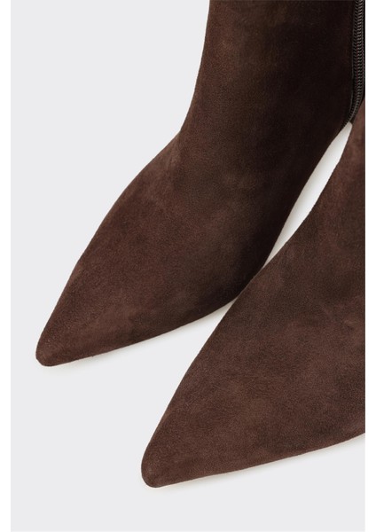 Kahve Deri Kadın Klasik Bot fırsatları