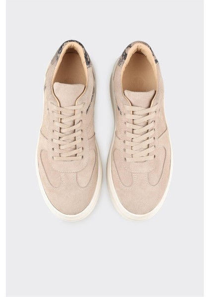 Bej Deri Kadın Spor Ayakkabı fırsatları