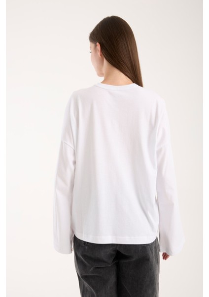 Kadın Oversize %100 Pamuk Triko Bluz – Rahat Kalıp ve Modern Tasarım 3011 modelleri