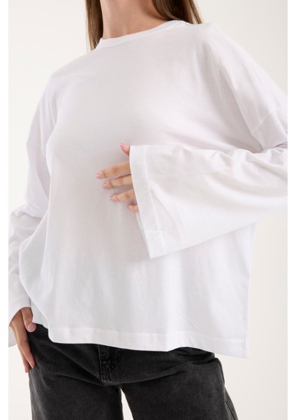 Kadın Oversize %100 Pamuk Triko Bluz – Rahat Kalıp ve Modern Tasarım 3011 fırsatları