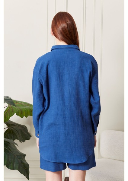 %100 Pamuk Kumaş Kadın Gömlek fırsatları