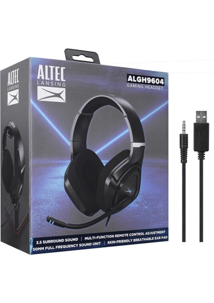 Lansing ALGH9604 Siyah Ps4-Xbox-Mobil Uyumlu Usb+3.5mm Rainbow Gaming Mikrofonlu Kulaklık fiyatları