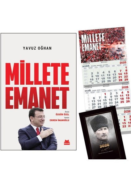 Millete Emanet ve Gemici Duvar Takvimi-Me - Komutan 2026 Ajanda