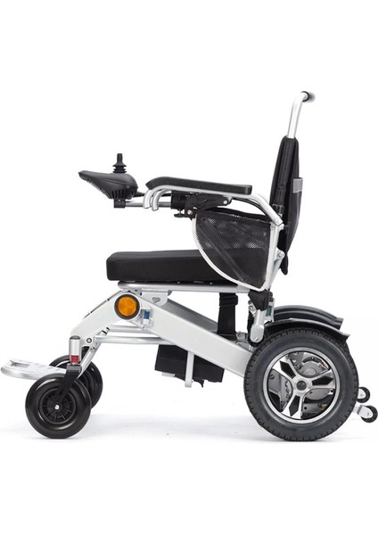 Ekonomik Lityum Pilli Hafif Akülü Tekerlekli Sandalye Uzaktan Kumandalı ve Tek Hareketle Katlanabilir fırsatları