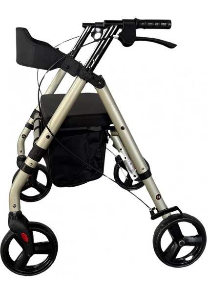 Poylin Ekonomik Rollatör | Katlanabilir Yapı, Oturma Alanı, Frenli Tekerlekli P581 fırsatları