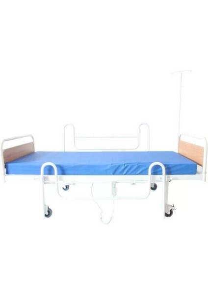 2 Motorlu Ekonomik Hasta Karyolası | Ahşap Başlıklı, Sabit Korkuluklu ve Kumandalı Sistem modelleri