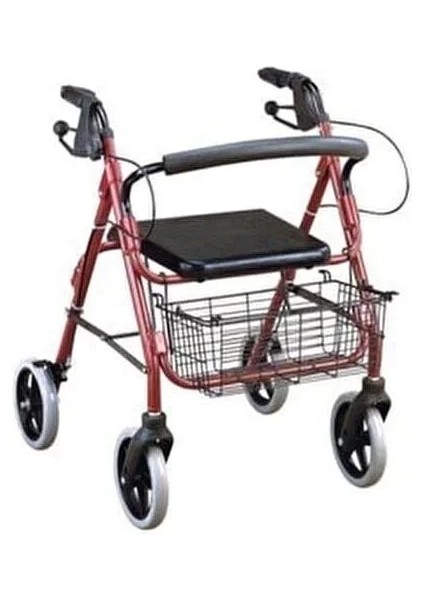 Katlanabilir Frenli Rollatör | Ayarlanabilir Yükseklik ve Oturma Alanıyla Güvenli Yürüme Desteği fiyatları