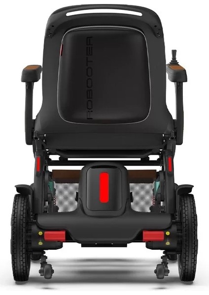 Robooter Akülü Tekerlekli Sandalye | Gelişmiş 10 Km/h Hız, Ergonomik Yapı ve 23 Km Menzilli Konforlu Kullanım E60 Pro A