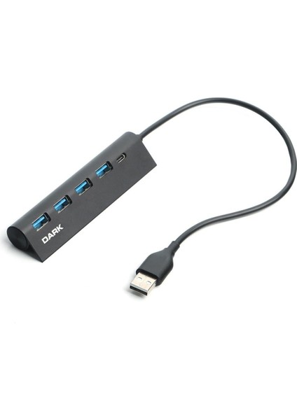 DK-AC-USB346 USB Type-A To 1xusb-C Charge 4 Port Usb2.0 Hub