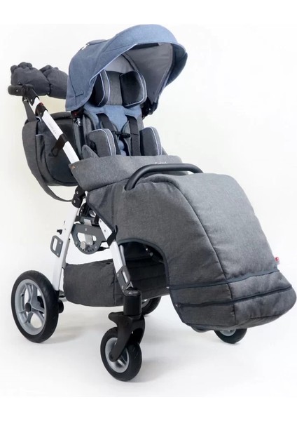 Mywam Grizzly Engelli Çocuk Puseti Full Aksesuarlı | Yatar Sırtlık, Çift Yönlü Montaj, 45 kg Taşıma Kapasiteli