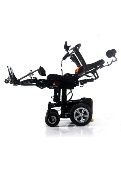 Poylin Ayağa Kaldıran Akülü Tekerlekli Sandalye | Elektrikli Sırt ve Ayak Kalkar, Asansörlü ve Tilt Fonksiyonlu P301 fırsatları